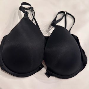 Pink Victoria Secret Front Close Push Up Bra-34D
